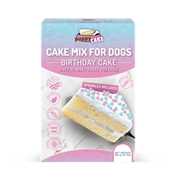 Puppy Cake Mix  - Birthday Cake Flavored with Sprinkles Puppy Cake, cake mix for dogs with frosting, Give your dog a birthday cake, Free shipping on orders over $25, carob flavor, banana flavor and wheat-free peanut butter. birthday cakes for dogs, birthday cake for dogs, dog birthday, dog birthday cakes, dogs birthday cake,  dog birthday cake recipe, dog recipes, dog treat recipes, pet food, cake for dogs, dog cakes, dog cakes for dogs, dog cake mix, doggie birthday cake, homemade dog treats, homemade dog 